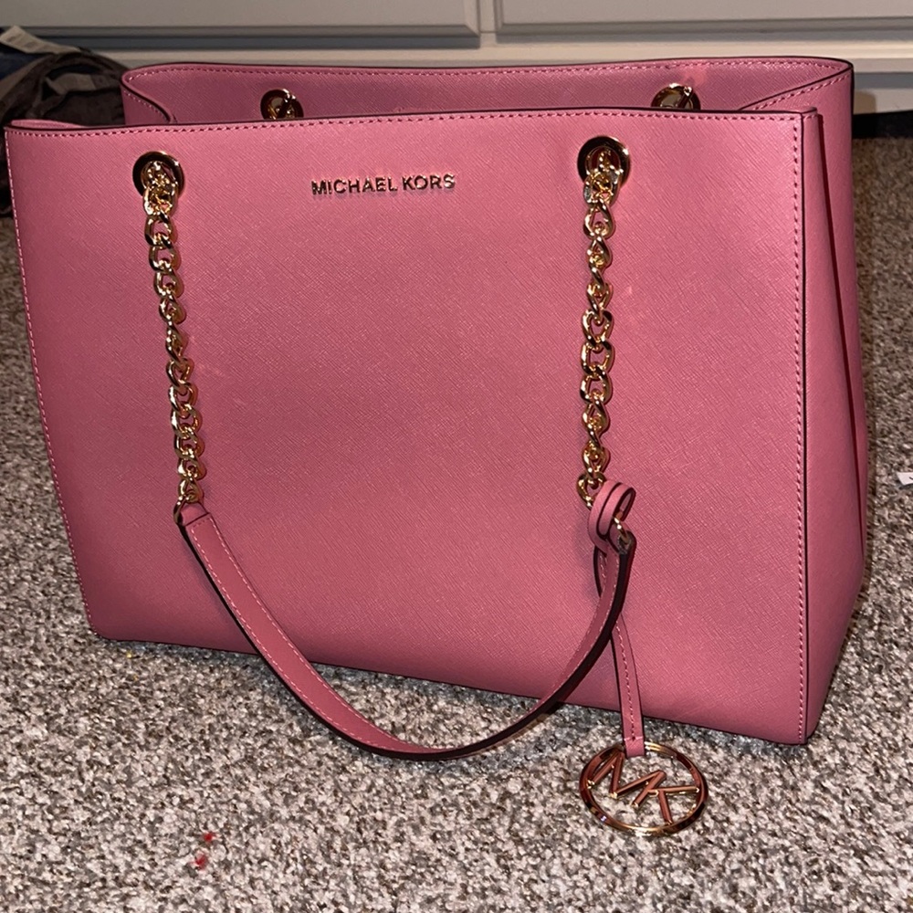 Dusty rose Michael Kors purse
